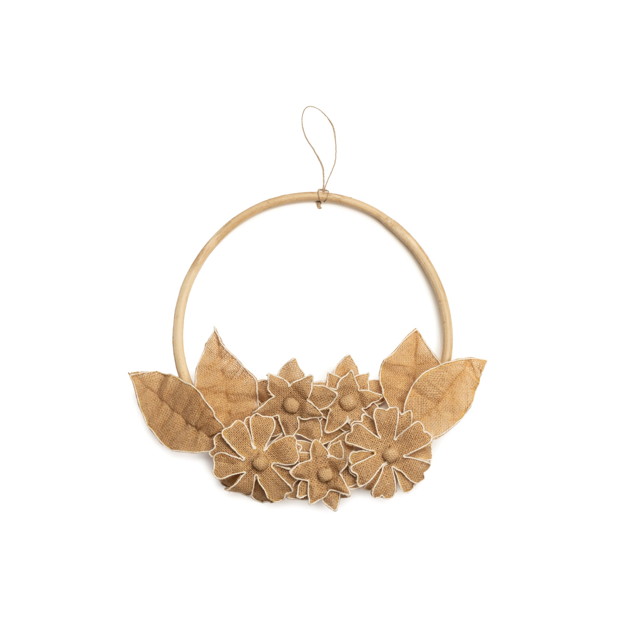 KidsDepot Bloemenkrans Luxe – natuurlijke vilten bloemenhoepel Ø30 cm