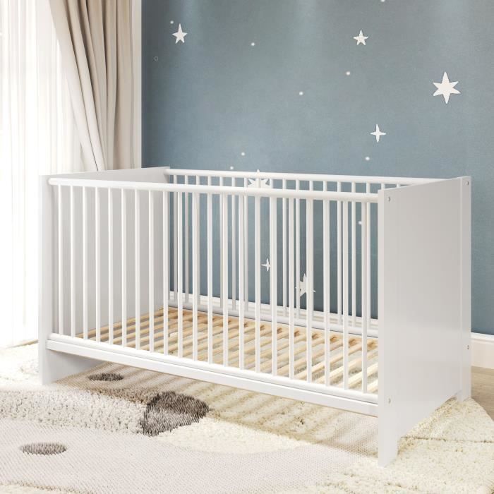 Trendteam OLIVIA complete babykamer β bed + commode + kledingkast | Wit | Kiddoplay
