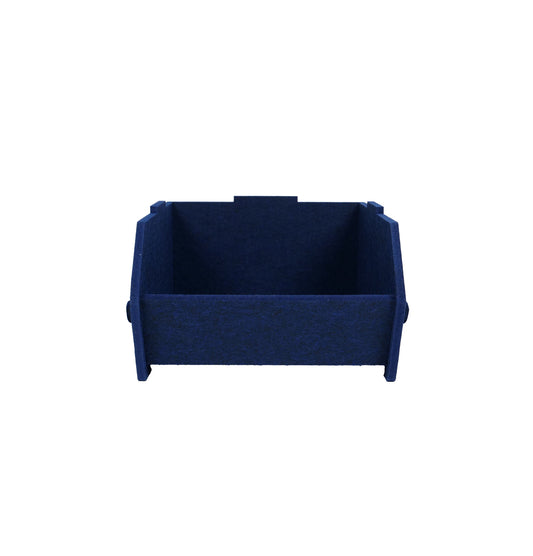 KidsDepot Mason opbergbak β stapelbare opbergmand van PETvilt in donkerblauw | Duurzaam & stijlvol georganiseerd