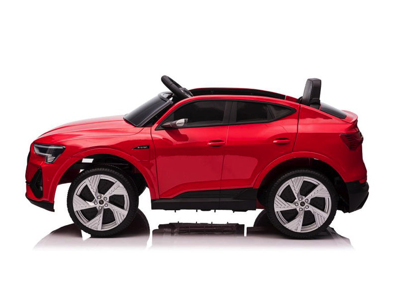 Audi e-tron 12V kinderauto β luxe elektrische SUV met MP4-scherm, rubberen banden & afstandsbediening | Kiddoplay