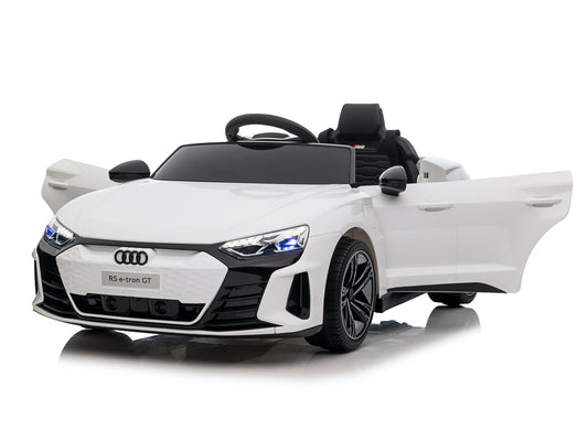 Audi RS e-tron GT 12V kinderauto – luxe elektrische sportwagen met muziekmodule & afstandsbediening | Kiddoplay