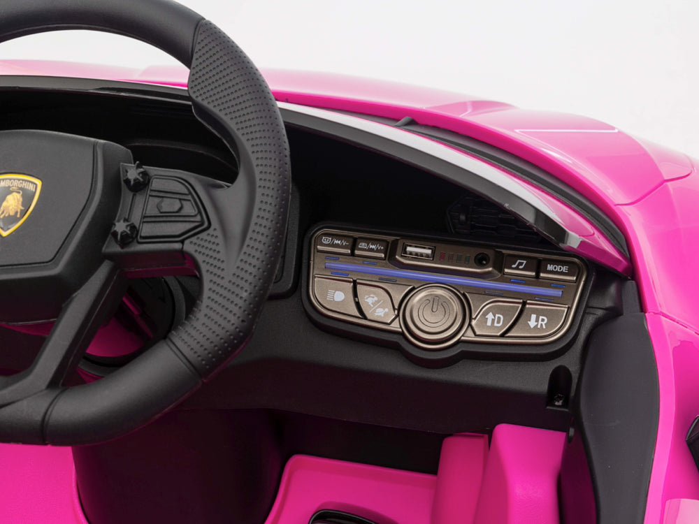 Lamborghini Revuelto 12V kinderauto β luxe elektrische sportwagen met LED-verlichting, EVA-banden & muziekmodule | Kiddoplay