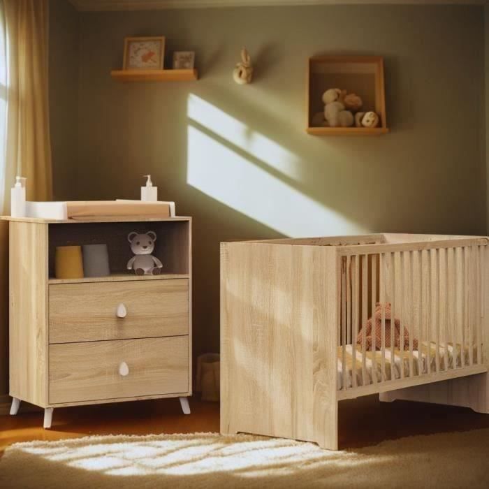 Volledige MONTANA babykamer β goud eiken stijl