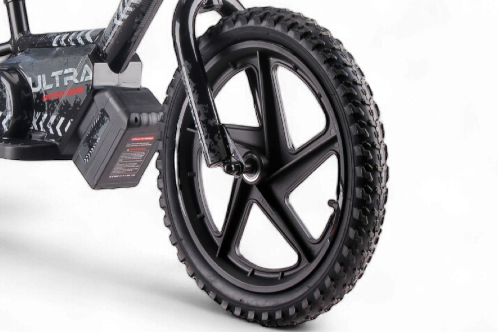 24 Volt Elektrische Balance Bike Met 16 Inch Wielen, Elektrische Motor - Zwart