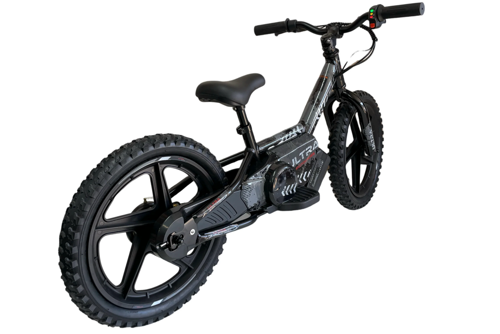24 Volt Elektrische Balance Bike Met 16 Inch Wielen, Elektrische Motor - Zwart