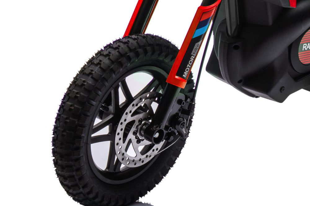 Crossmotor, 24 Volt Elektrische Kinder Motor Met Geveerde Wielen