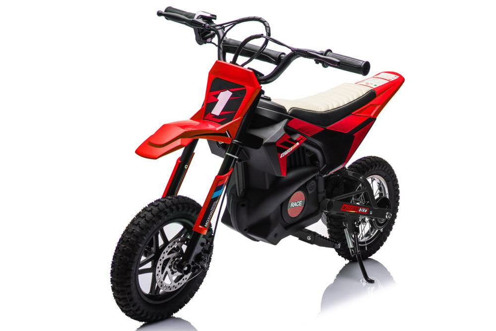 Crossmotor, 24 Volt Elektrische Kinder Motor Met Geveerde Wielen