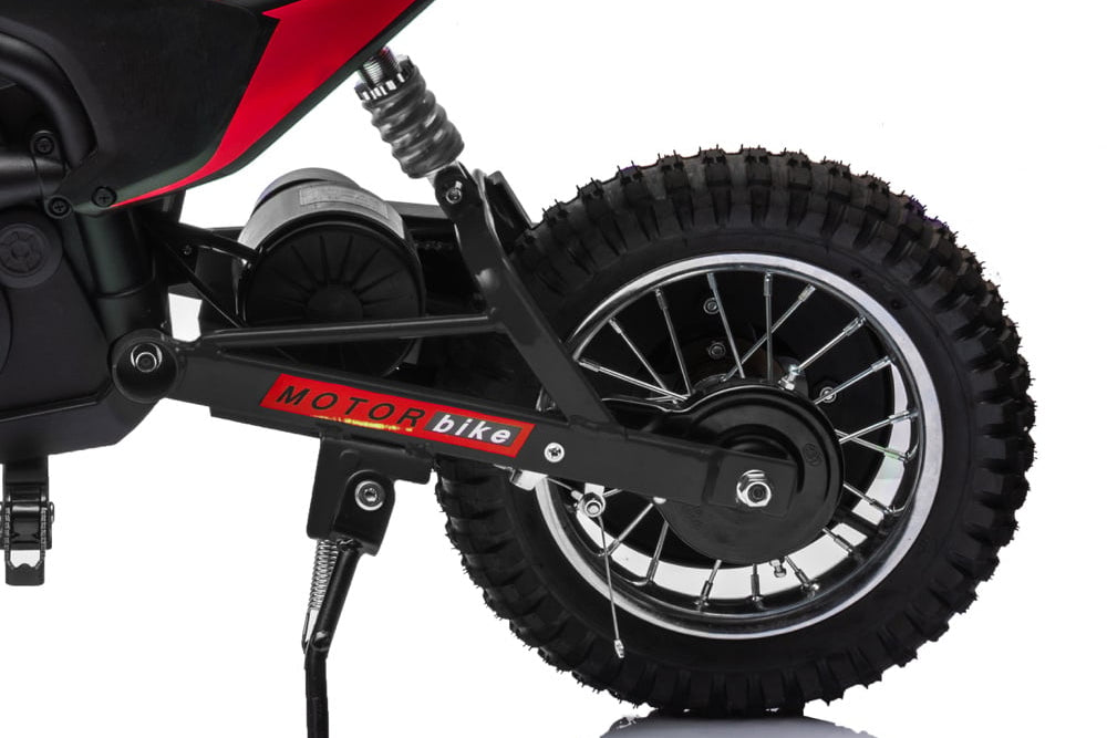 Crossmotor, 24 Volt Elektrische Kinder Motor Met Geveerde Wielen