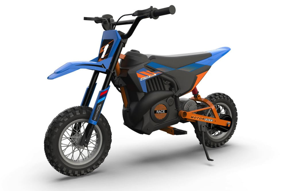 Crossmotor, 24 Volt Elektrische Kinder Motor Met Geveerde Wielen