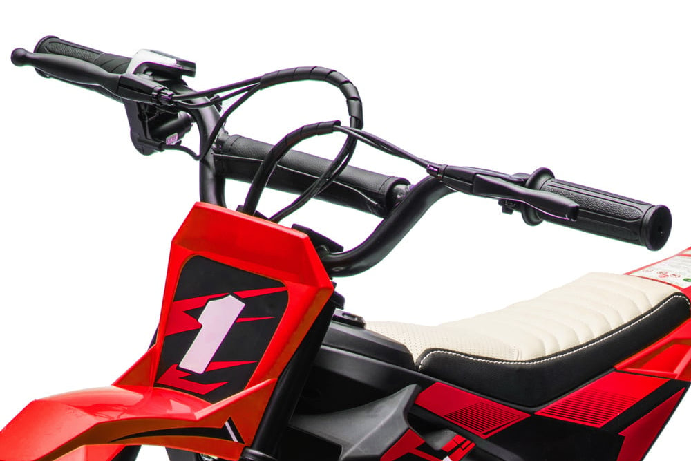 Crossmotor, 24 Volt Elektrische Kinder Motor Met Geveerde Wielen