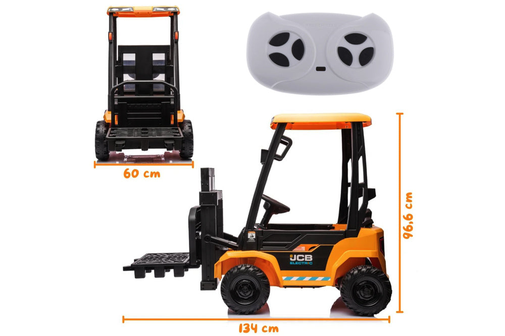 Jcb Elektrische Heftruck Voor Kinderen – 12V Met Echte Hef- En Rijfunctie