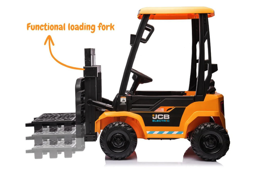 Jcb Elektrische Heftruck Voor Kinderen – 12V Met Echte Hef- En Rijfunctie