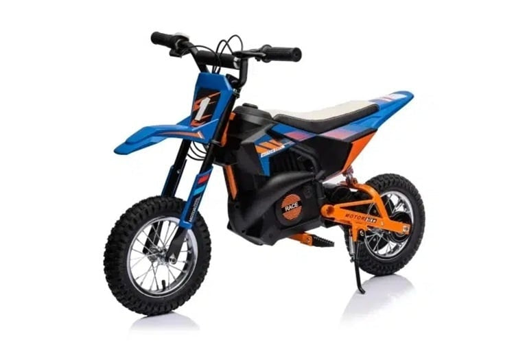 Crossmotor, 24 Volt Elektrische Kinder Motor Met Geveerde Wielen