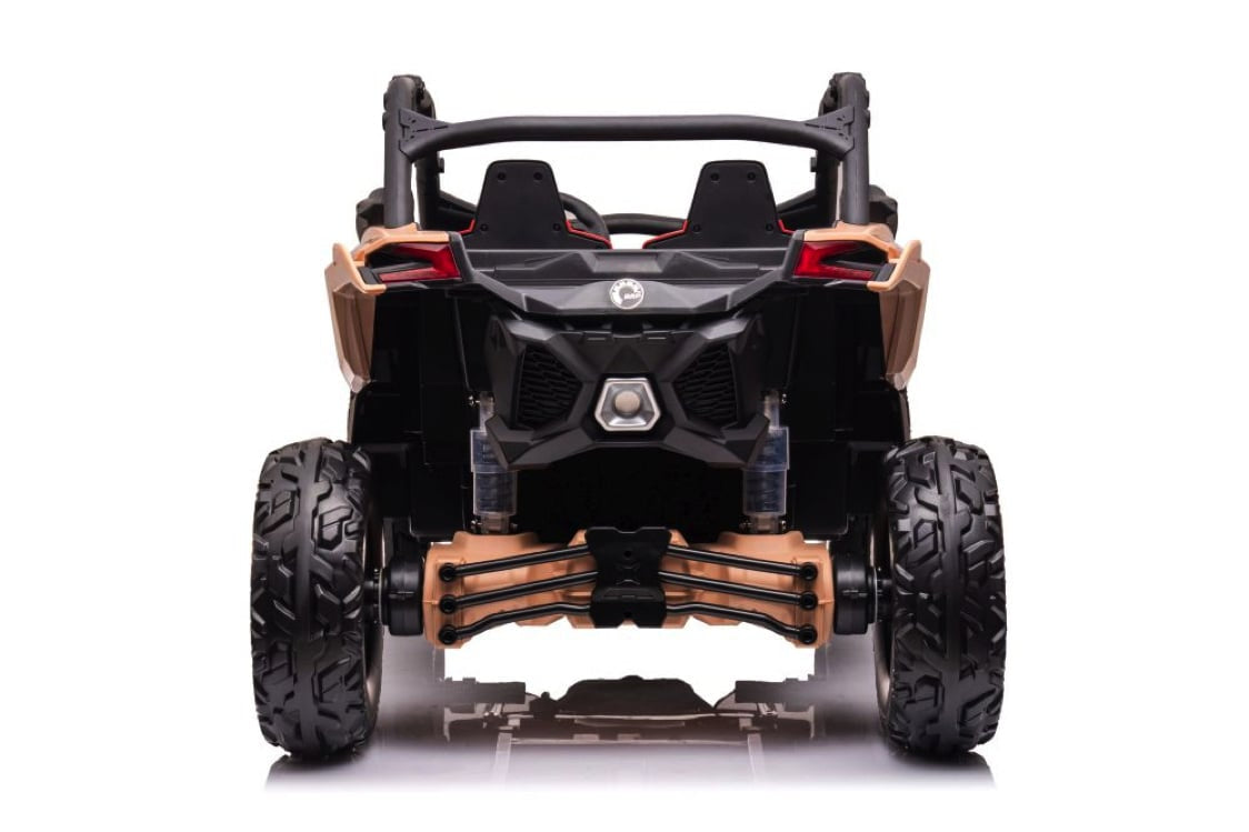 Can-Am Maverick 2-Persoons Buggy, 24V 14Ah, Leder Zitje, Rubberen Banden