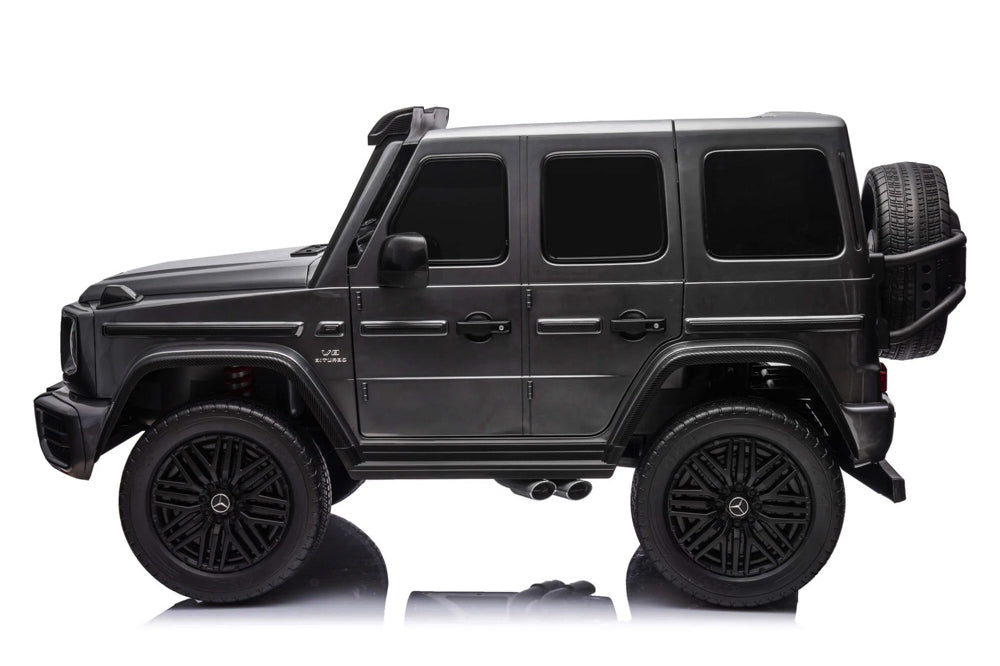Mercedes G63 2-Zitter, 24 Volt Elektrische Kinderauto Met Rubberen Banden En Meer!