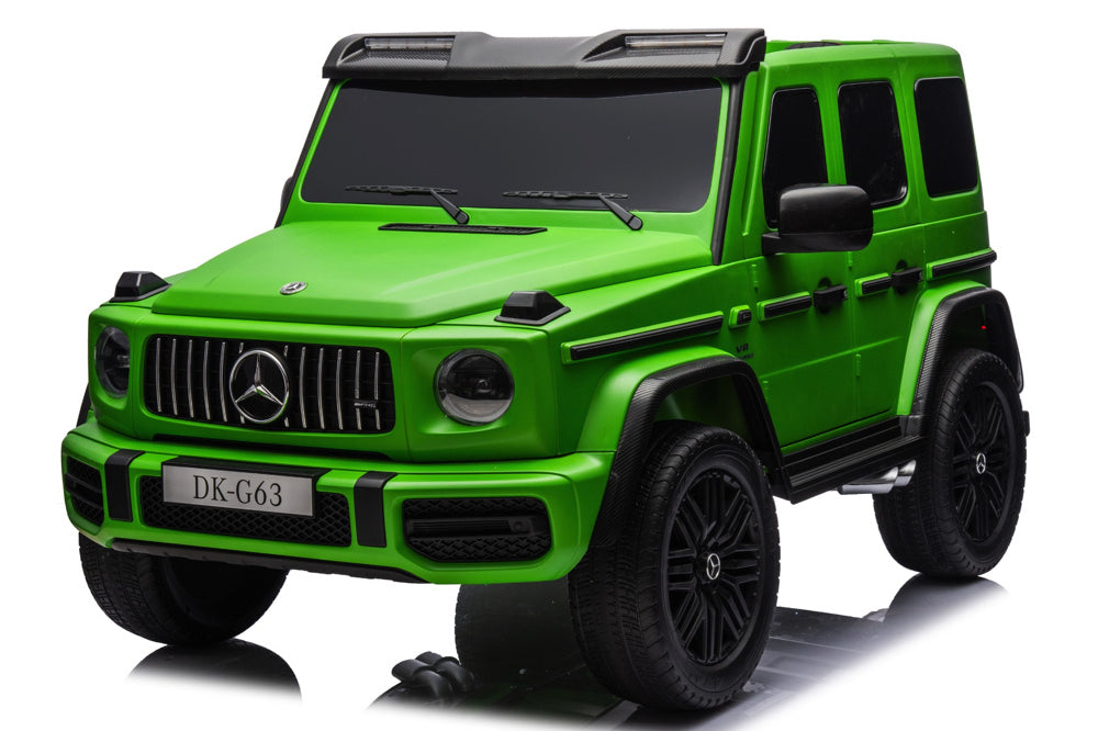 Mercedes G63 2-Zitter, 24 Volt Elektrische Kinderauto Met Rubberen Banden En Meer!