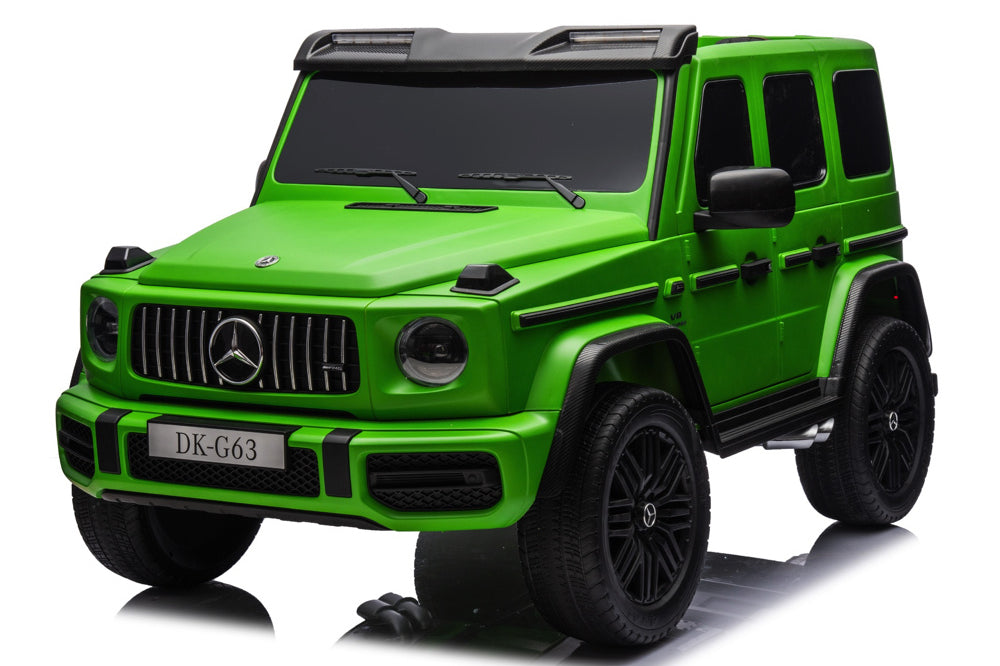 Mercedes G63 2-Zitter, 24 Volt Elektrische Kinderauto Met Rubberen Banden En Meer!