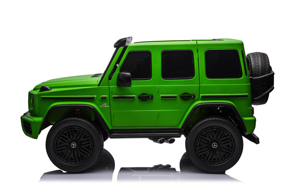 Mercedes G63 2-Zitter, 24 Volt Elektrische Kinderauto Met Rubberen Banden En Meer!