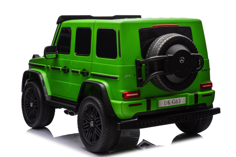 Mercedes G63 2-Zitter, 24 Volt Elektrische Kinderauto Met Rubberen Banden En Meer!