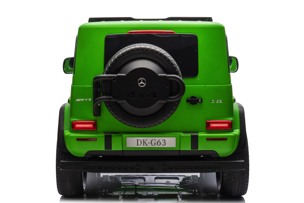 Mercedes G63 2-Zitter, 24 Volt Elektrische Kinderauto Met Rubberen Banden En Meer!