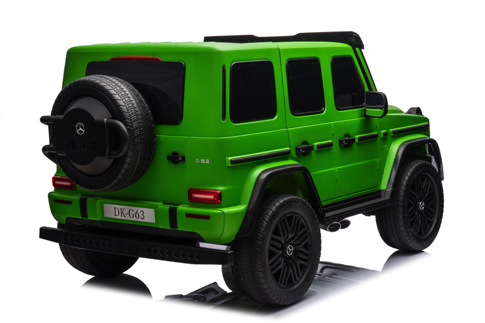 Mercedes G63 2-Zitter, 24 Volt Elektrische Kinderauto Met Rubberen Banden En Meer!