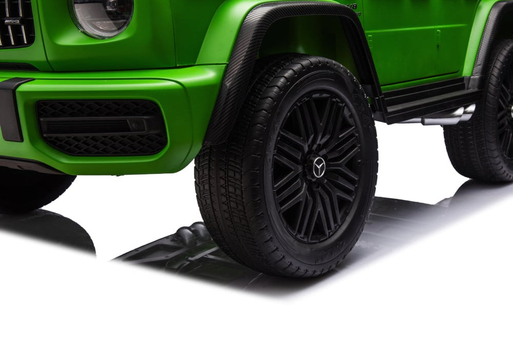 Mercedes G63 2-Zitter, 24 Volt Elektrische Kinderauto Met Rubberen Banden En Meer!