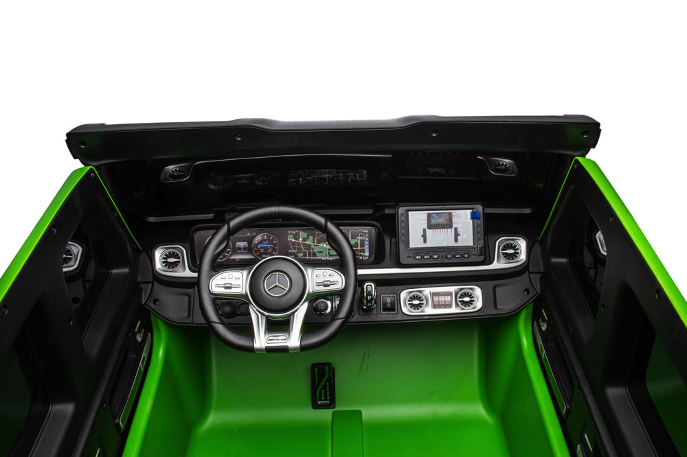 Mercedes G63 2-Zitter, 24 Volt Elektrische Kinderauto Met Rubberen Banden En Meer!