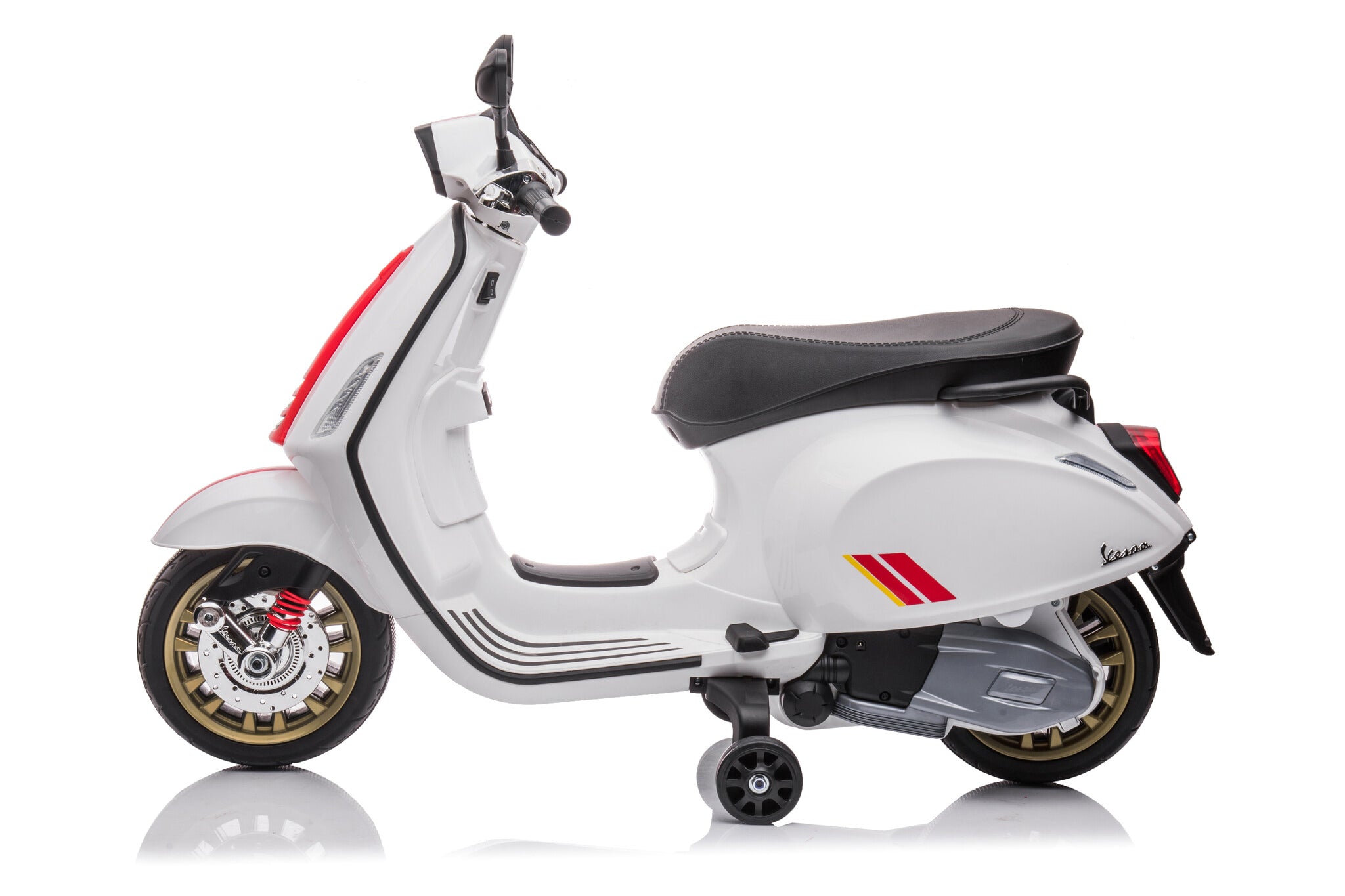 Vespa Sprint, 12 Volt Elektrische Scooter Met Muziek En Meer!