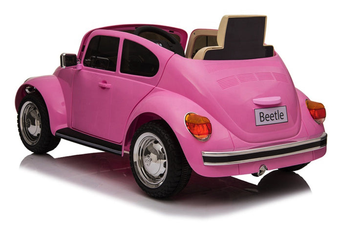 Volkswagen Beetle Oldtimer, 12 Volt Kinderauto Met Rubberen Banden En Meer!