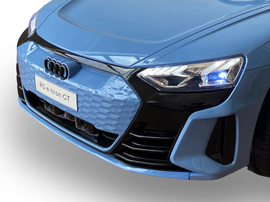 Audi Rs E-Tron Gt, 12 Volt Elektrische Kinder Voertuig Met Muziek Module En Meer!