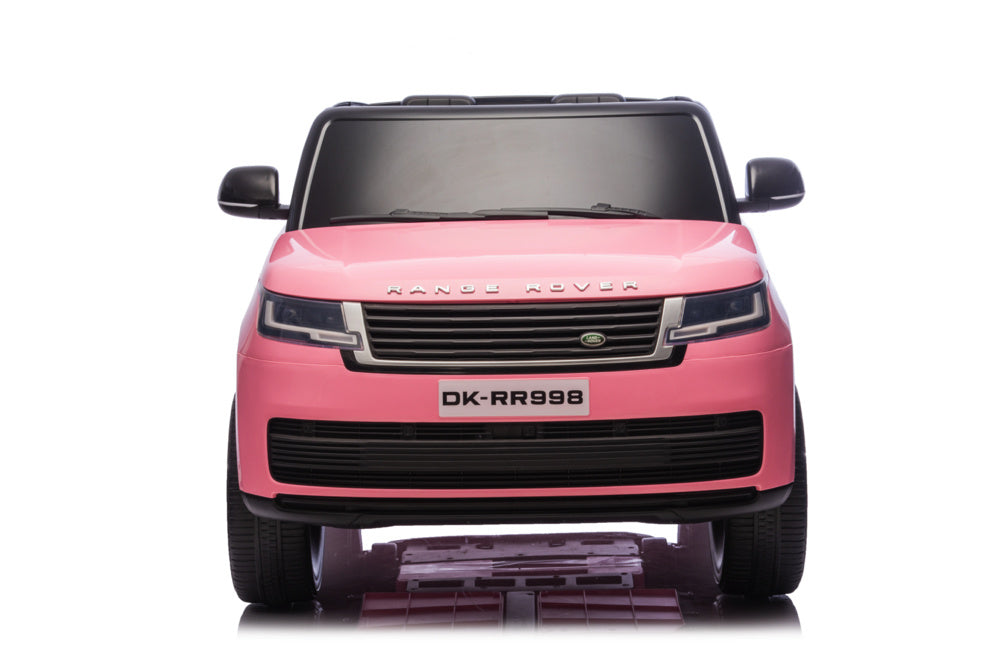 2-Persoons Range Rover, 24 Volt Elektrische Kinderauto, Mp4-Scherm, Rubberen Banden, Leder Zitting