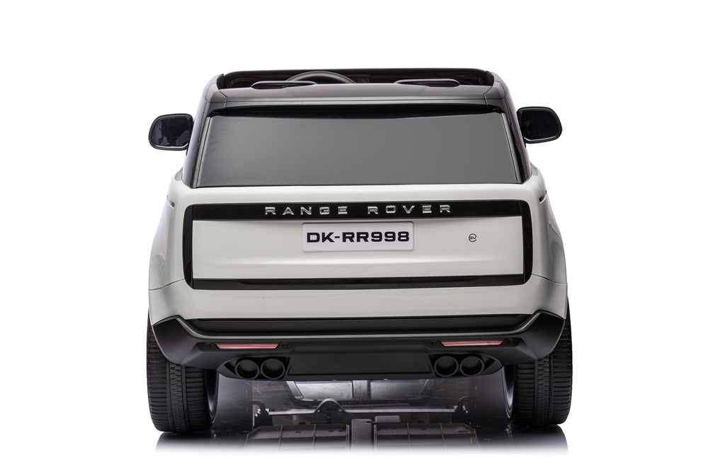 2-Persoons Range Rover, 24 Volt Elektrische Kinderauto, Mp4-Scherm, Rubberen Banden, Leder Zitting