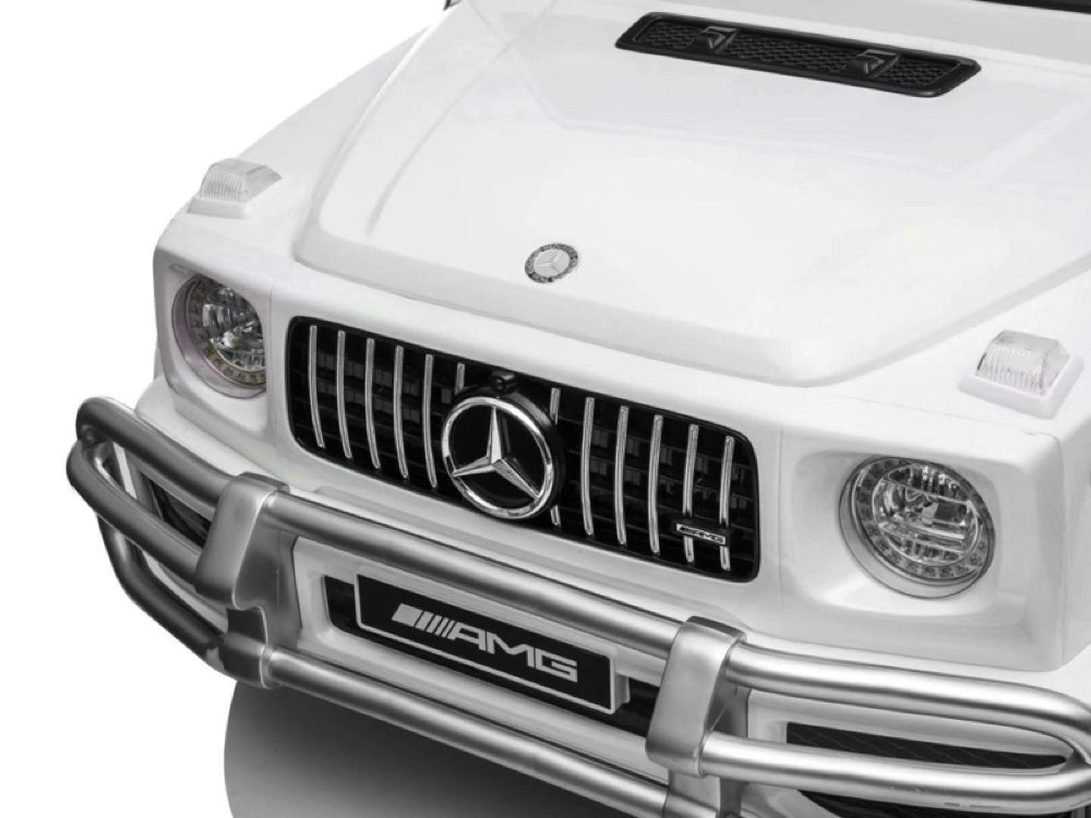 2 Persoons Mercedes G63 Amg, 24V En 4X4 Kinder Accu Voertuig!
