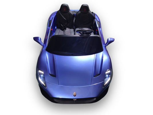 Maserati Mc20, 2-Zitter, 24V Elektrische Kinderauto, Rubberen Banden, Leder Zitje.
