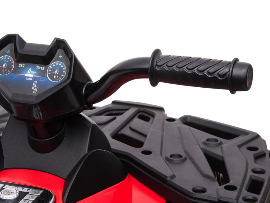 24 Volt Lithium Elektrische Quad, 4 Motoren, Rubberen Banden, Leder Zitting En Meer!