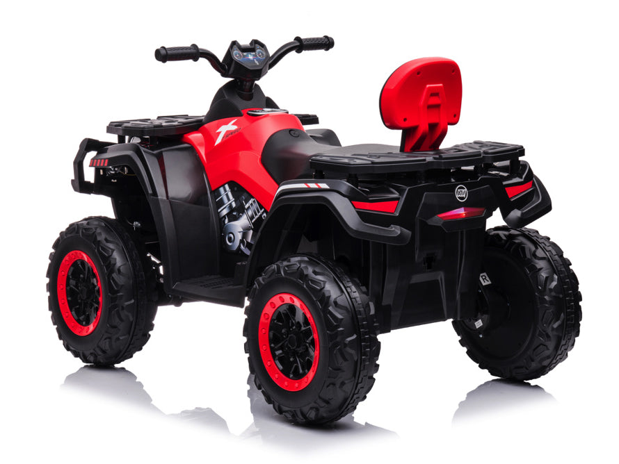 24 Volt Lithium Elektrische Quad, 4 Motoren, Rubberen Banden, Leder Zitting En Meer!