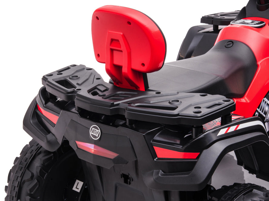 24 Volt Lithium Elektrische Quad, 4 Motoren, Rubberen Banden, Leder Zitting En Meer!