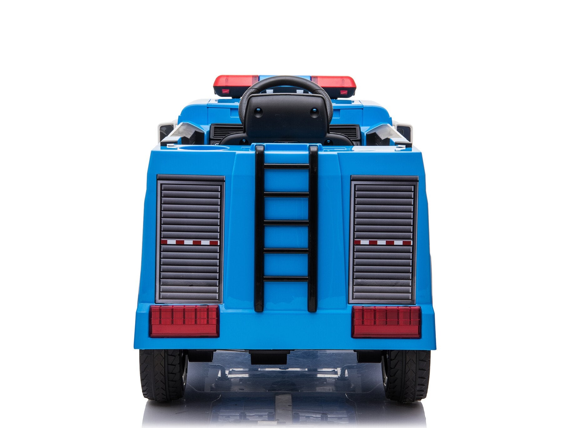 Politietruck 12V Elektrische Rit Op Vrachtwagen Blauw