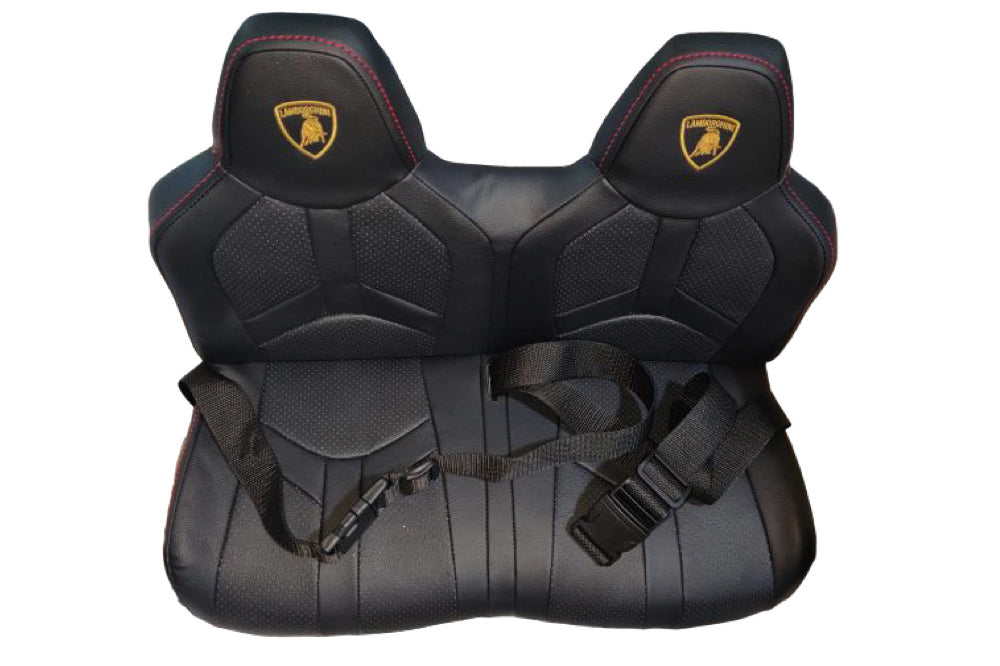 Lamborghini Aventador, 2-Persoons 24 Volt Elektrische Kinderauto Met Rubberen Banden, Leder Zitje!