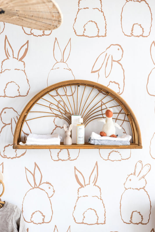 KidsDepot Maya Wandrek Rotan – boho wandrek van natuurlijk rotan voor kinderkamer