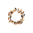 KidsDepot Bloemenkrans Wanddecoratie – Multicolor vilten herfstkrans Ø30 cm