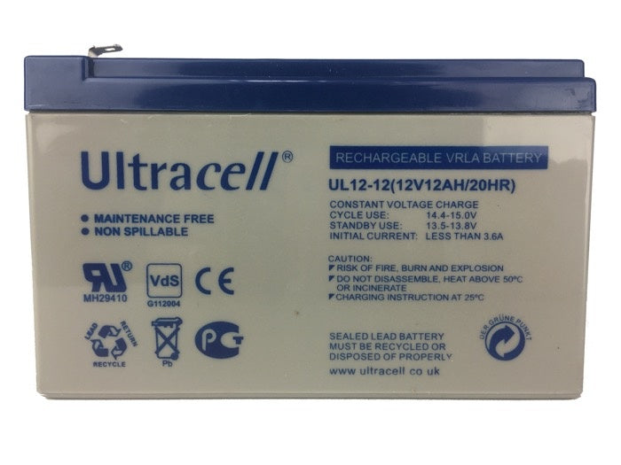 Ultracell Accu 12 Volt, 12Ah