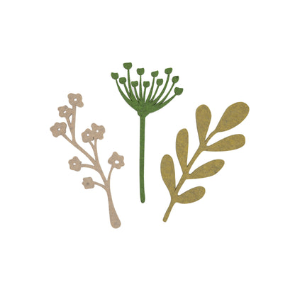 KidsDepot Wandbloemen Set – 3 Stuks in Goud, Kameel & Olijf | Duurzame Akoestische Wanddecoratie