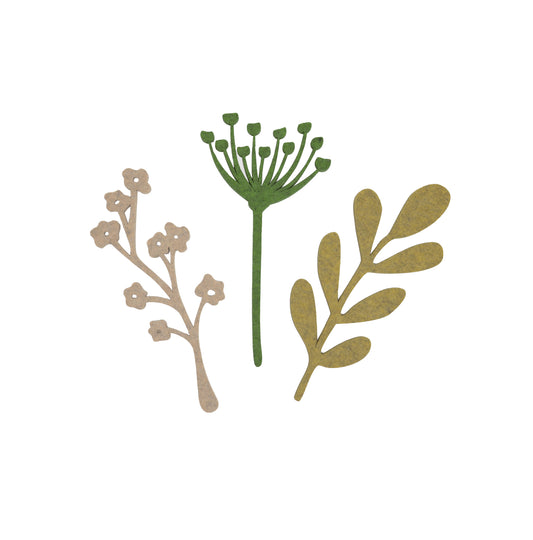 KidsDepot Wandbloemen Set – 3 Stuks in Goud, Kameel & Olijf | Duurzame Akoestische Wanddecoratie