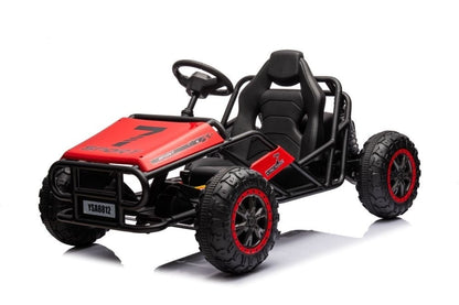 24 Volt Elektrische Kinderbuggy, Rubberen Banden, Kunstleder Zitje!