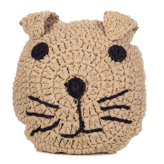 Kidsdepot kussen Kat - taupe