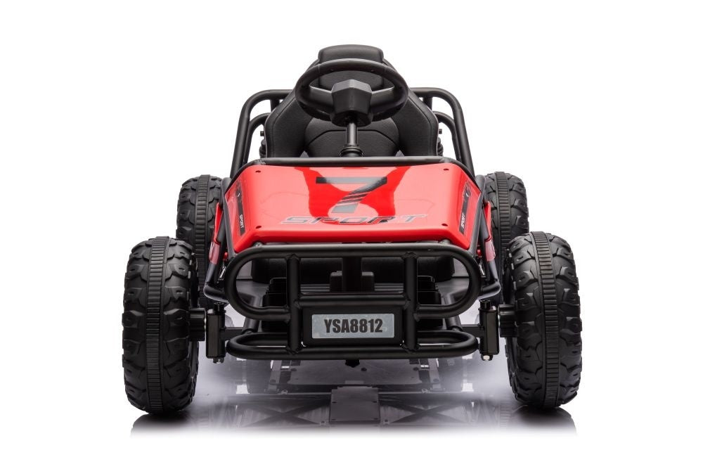 24 Volt Elektrische Kinderbuggy, Rubberen Banden, Kunstleder Zitje!