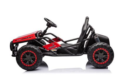 24 Volt Elektrische Kinderbuggy, Rubberen Banden, Kunstleder Zitje!