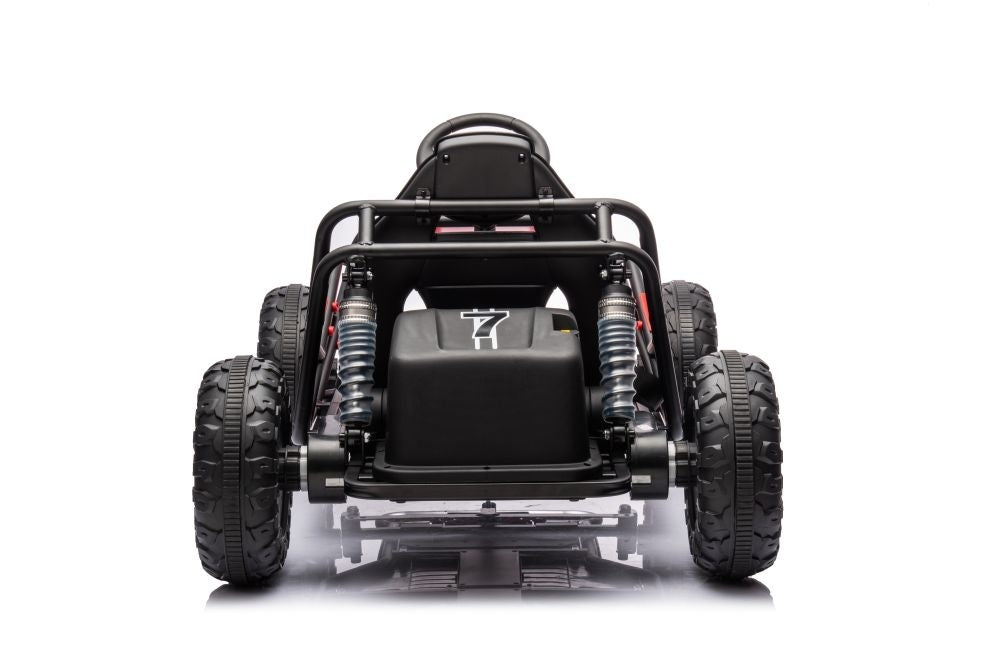 24 Volt Elektrische Kinderbuggy, Rubberen Banden, Kunstleder Zitje!