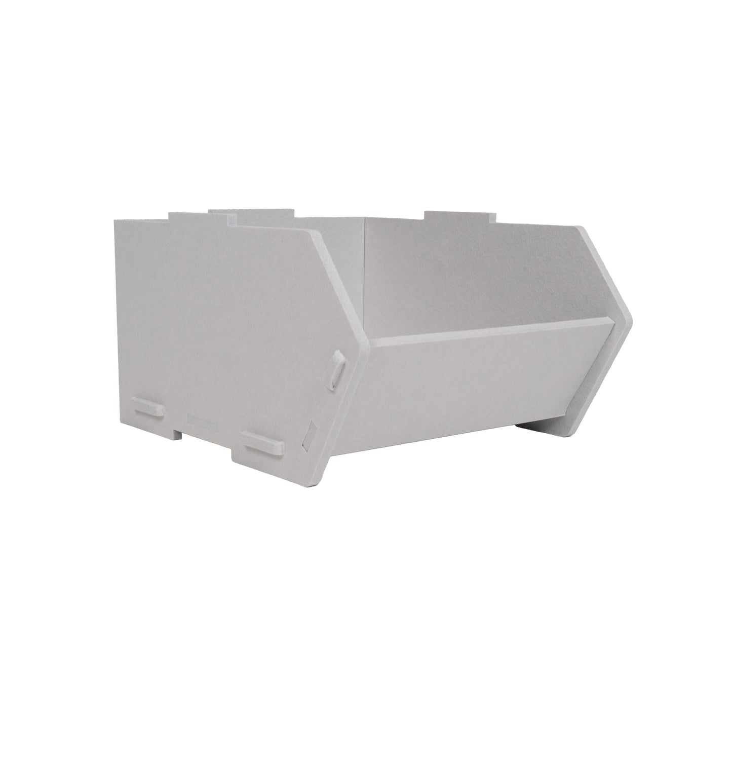 KidsDepot Mason opbergbak wit – duurzame opbergmand van gerecycled PETvilt